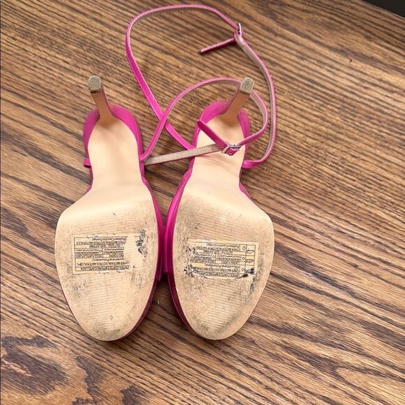 Olivia Ingrams Pink Platform Stiletto Heels.  Size 8.5 - Picture 5 of 6